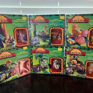 6 Vintage Disney Lion King Jungle Friend Babies, Brand New, Never Opened